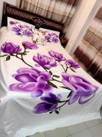 হোমটেক্স 3D এক ফুলের বিছানার চাদর